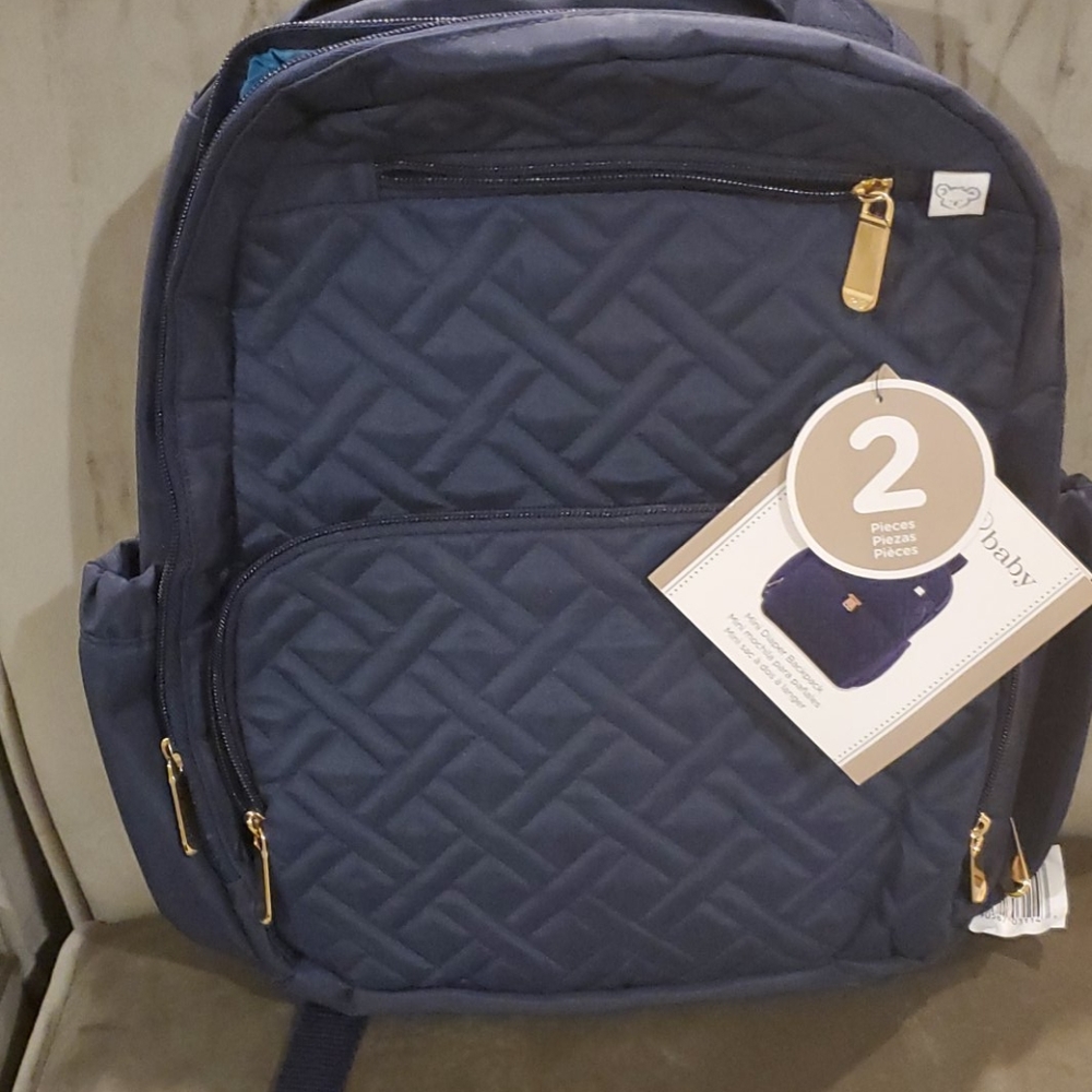 Quilted Diaper backpack 🎒